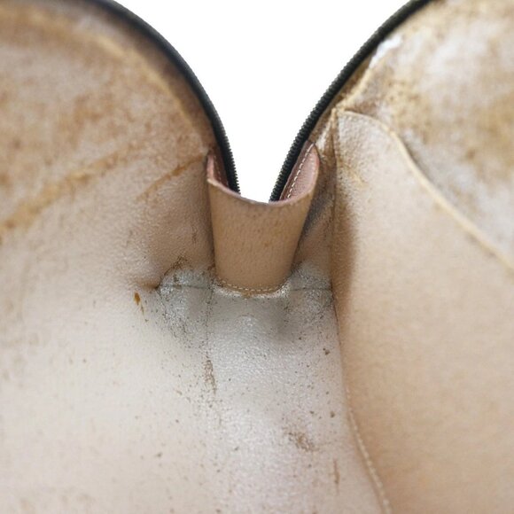 LOUIS VUITTON Trousse Demi Ronde Pouch Monogram Leather Brown - Picture 14 of 14